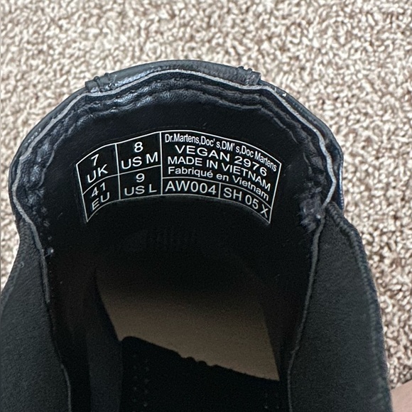 Doc Martens Vegan 2976 Chelsea Boots, Black - Picture 8 of 14